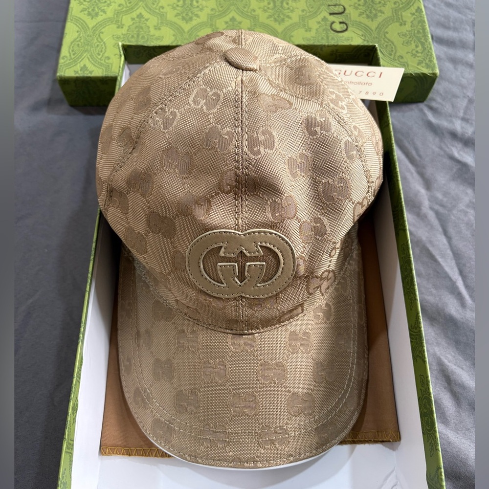 Authentic- Gucci GG Baseball Hat Receipt Purchase Included🧾✅